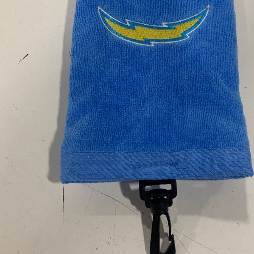 NFL Embroidered Los Angeles Chargers Tri Fold Golf Towel
